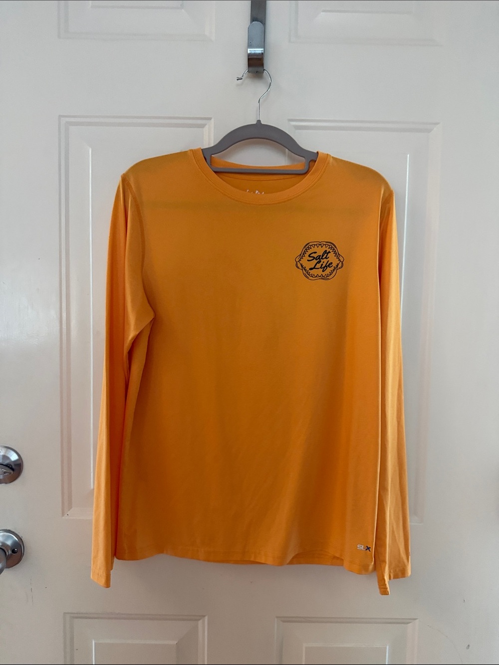 Salt Life youth XL Long Sleeve Sun Performance Tee - Neon Orange